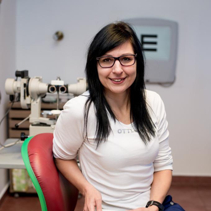Markéta Lounová - Zdravotní sestra Očního centra Ottlens se zaměřením na dětskou ortoptiku v ortoptické cvičebně